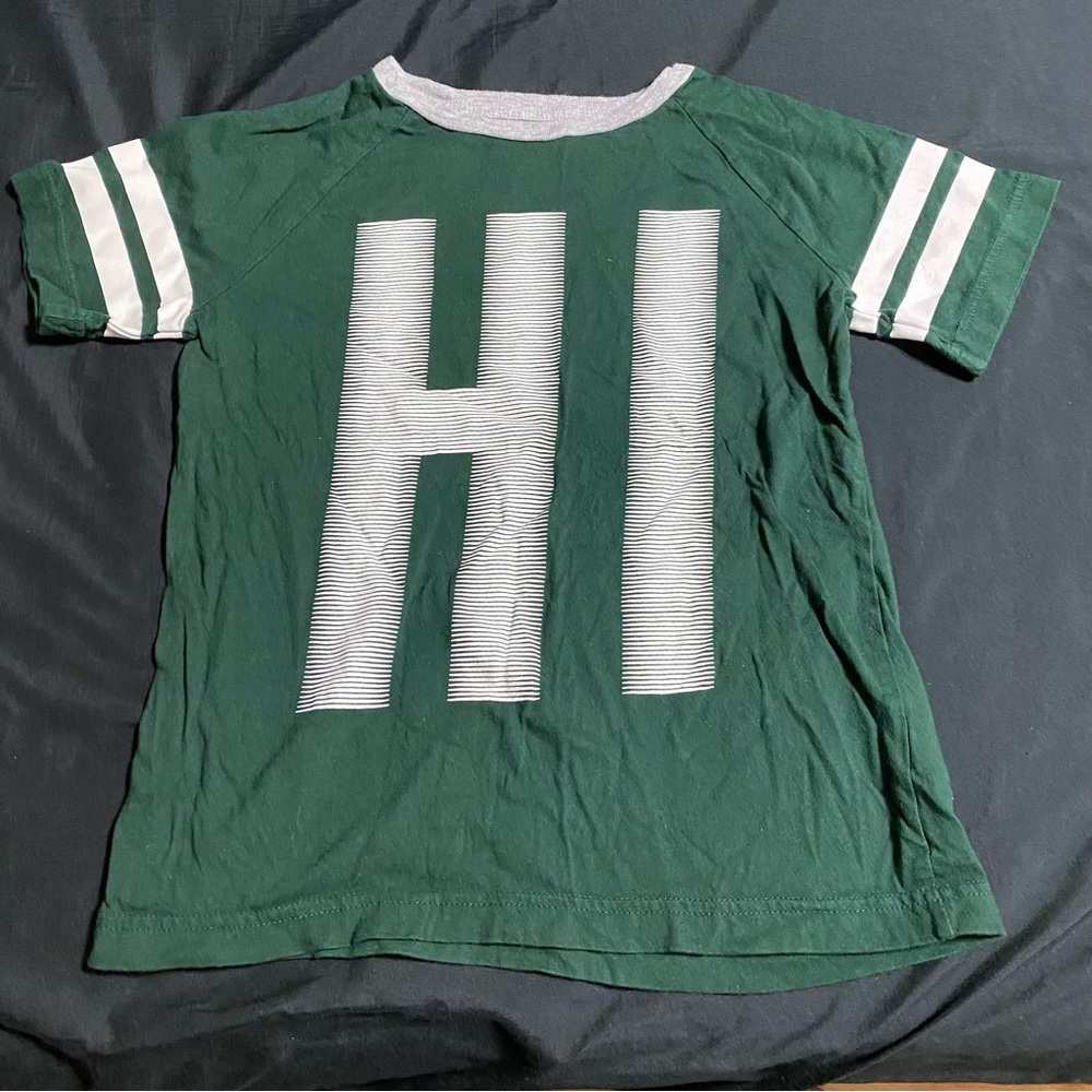 Crazy 8 Boy Green Graphic Short Sleeve Tee T-Shirt Size M 7-8